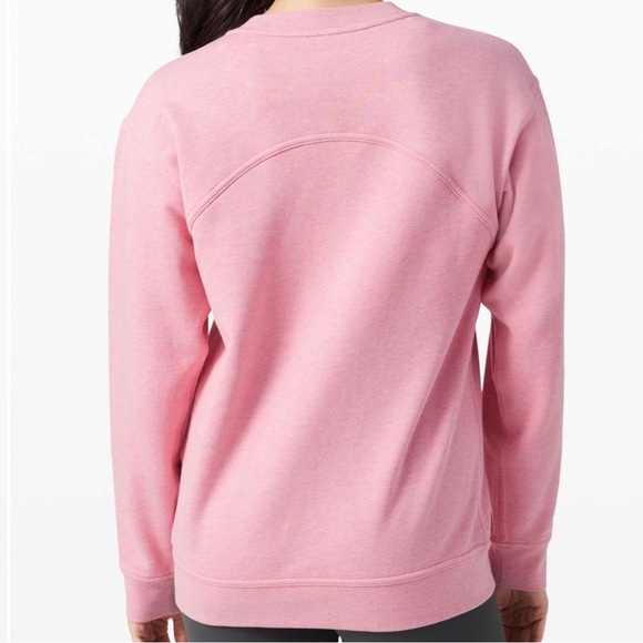 LULULEMON All Yours Crew *Heathered Azalea Pink* - Picture 2 of 8